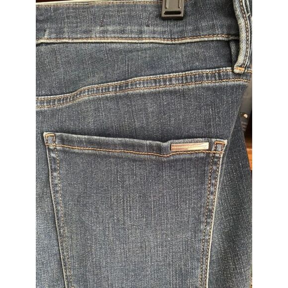 EUC White House Black Market Skinny Flare Cargo Jeans 10 - Picture 4 of 5